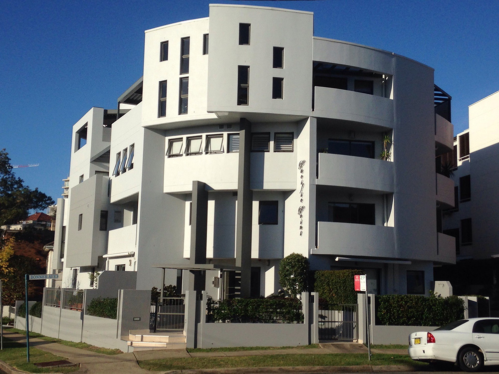 Winner of the MPA Multi-Unit Residential Award 2017, Painting and Colour Consultancy, Manly strata painting summit coatings manly